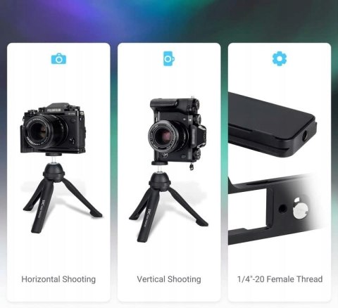 UCHWYT GRIP HANDGRIP JJC HG-XT5 DO FUJIFILM MHG-XT5 X-T5 CZARNY