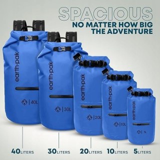 WOREK WODOODPORNY ŻEGLARSKI EARTH-PAK TORBA WODOSZCZELNA 40L