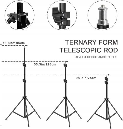 2x SOFTBOX ZESTAW STUDYJNY OŚWIETLENIOWY 50x70CM + STATYW PILOT