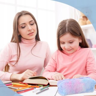 2x TOREBKA DZIECIĘCA PIÓRNIK PLUSZOWY KOSMETYCZKA 2 SZTUKI