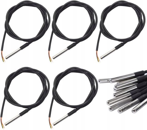 CZUJNIK TEMPERATURY SONDA DS18B20 3M -55C DO 125C