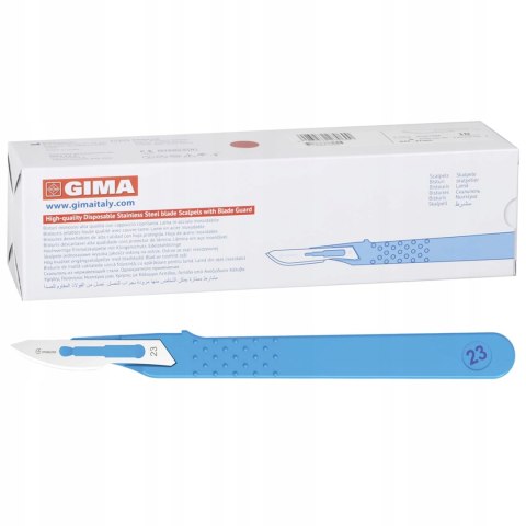 GIMA STERYLNE SKALPELE ZE STALI NIERDZEWNEJ 27067 R.23
