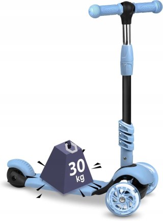 HULAJNOGA TRÓJKOŁOWA BALANSOWA DLA DZIECI ŚWIECĄCE KÓŁKA RICOKIDS 3W1