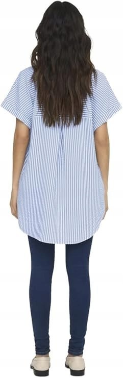 KOSZULA DAMSKA ONLY ONLFENNA BŁĘKITNE PASKI R. S