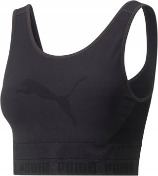 KOSZULKA BEZRĘKAWNIK TOP DAMSKI PUMA EVOKNIT CROP R. XL CZARNA