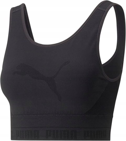 KOSZULKA BEZRĘKAWNIK TOP DAMSKI PUMA EVOKNIT CROP R. XL CZARNA