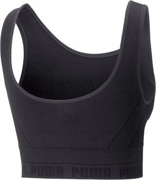 KOSZULKA BEZRĘKAWNIK TOP DAMSKI PUMA EVOKNIT CROP R. XL CZARNA