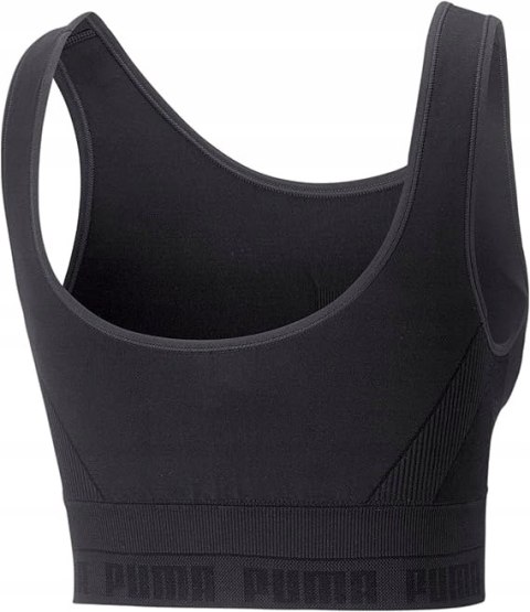 KOSZULKA BEZRĘKAWNIK TOP DAMSKI PUMA EVOKNIT CROP R. XL CZARNA