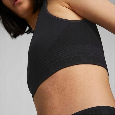KOSZULKA BEZRĘKAWNIK TOP DAMSKI PUMA EVOKNIT CROP R. XL CZARNA