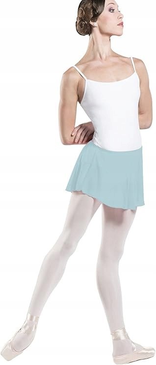 KRÓTKA SPÓDNICZKA DO BALETU TAŃCA TURKUSOWA ROZ. M/L