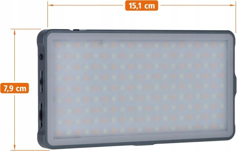 LAMPA FOTOGRAFICZNA LED DO APARATU ROLLEI LUMIS SLIM S 2500K-9900K