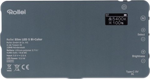 LAMPA FOTOGRAFICZNA LED DO APARATU ROLLEI LUMIS SLIM S 2500K-9900K