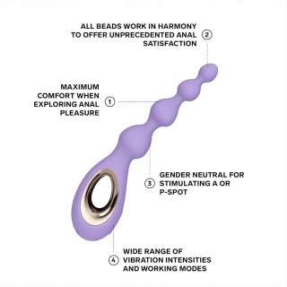 LELO KORALIKI ANALNE SORAYA DO MASAŻU FIOLETOWE