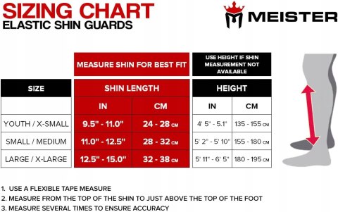 OCHRANIACZE NA PISZCZELE I STOPY GOLENIE MMA KICKBOXING MEISTER R. L/XL