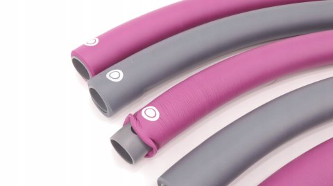 ODCHUDZAJĄCE HULAHOP KOŁO SKŁADANE HULA HOOP MASAŻ FEECCO