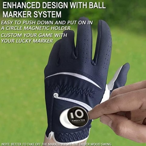 RĘKAWICZKA RĘKAWICA GOLFOWA MĘSKA PRAWA FINGER TEN R. S