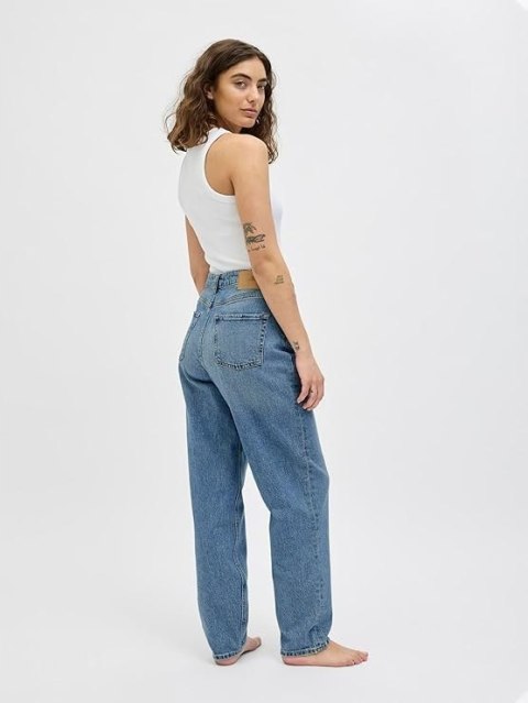 SPODNIE DAMSKIE JEANSY JJX JXLISBON MOM HW CCE4002 R. 29/34