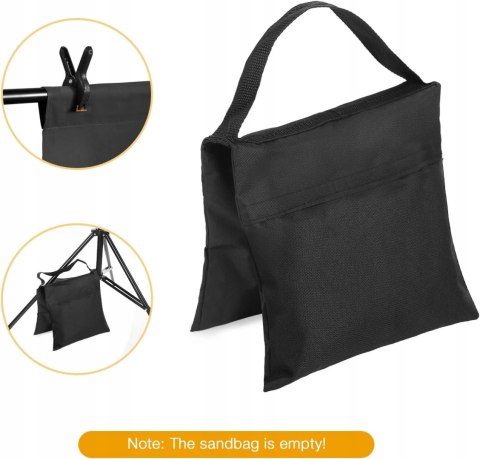 STATYW BELKA ZESTAW DO ZAWIESZANIA TŁA TEŁ 2x3M + 4 KLIPSY 2 WORKI OMBAR