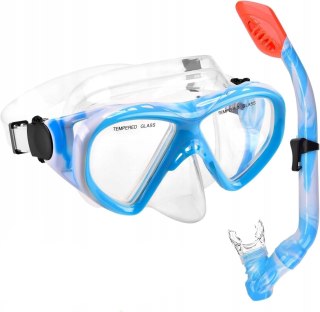 ZESTAW DO NURKOWANIA DZIECIĘCY FAJKA MASKA WOVOKA JR