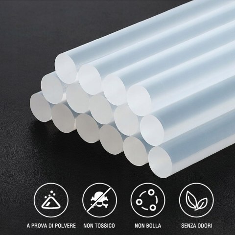 100x WORKPRO WKŁADY KLEJOWE NA GORĄCO 11x200MM 100 SZTUK