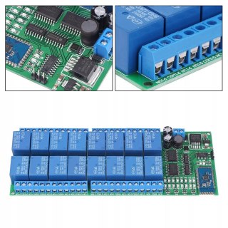 16-KANAŁOWA PŁYTKA PRZEKAŹNIKOWA BLUETOOTH DC 12V