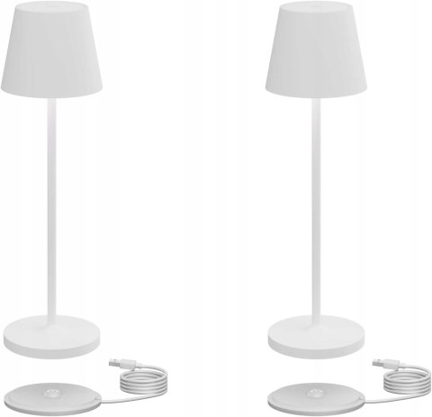 2x LAMPY STOŁOWE LED BIURKOWE KLIGHTEN BEZPRZEWODOWE PRZENOŚNE 2 SZTUKI