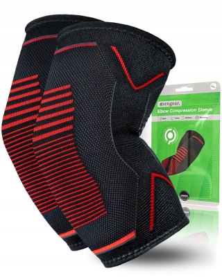 2x OPASKA ŚCIAGĄCZ STABILIZATOR ŁOKCIA TENISISTY R. M CZARNY 2 SZTUKI