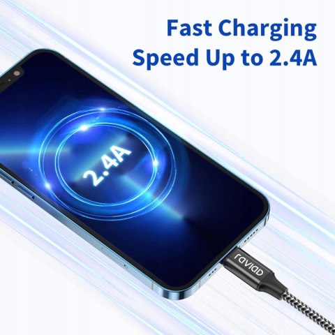 2x PRZEWÓD KABEL USB NA LIGHTNING iPHONE iPAD APPLE 2M
