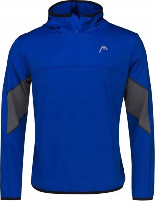 BLUZA MĘSKA HEAD CLUB 22 TECH HOODIE MEN R. S NIEBIESKA