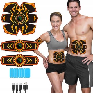 ELEKTROSTYMULATOR TRENAŻER MIĘŚNI BRZUCHA RAMION MASAŻER EMS