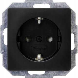 GNIAZDKO GNIAZDO ELEKTRYCZNE PODTYNKOWE KOPP PARIS CZARNE
