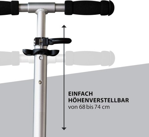 HULAJNOGA SKŁADANA DZIECIĘCA DWUKOŁOWA HUDORA LITTLE BIGWHEEL CZARNA