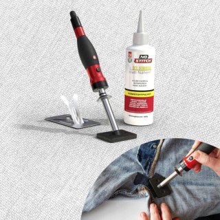 KLEJ DO TKANIN W PROSZKU STITCH 100G MEDIASHOP + ŻELAZKO