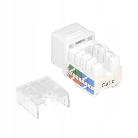 MODUŁ KEYSTONE RJ45 VCE CAT6 RJ45 90 STOPNI ETHERNET UTP 4 SZTUKI