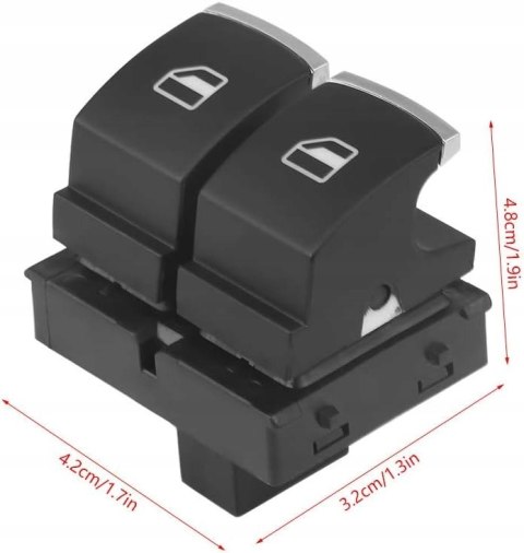 PRZEŁĄCZNIK PODNOŚNIKA SZYBY OEM 5K3 959 857 GOLF MK5 MK6 GTI