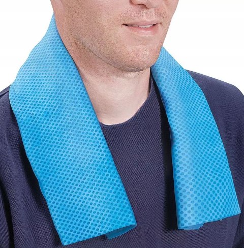RĘCZNIK SZYBKOSCHNĄCY CHŁODZĄCY Z MIKROFIBRY NA SIŁOWNIĘ SPORTOWY 90x30CM
