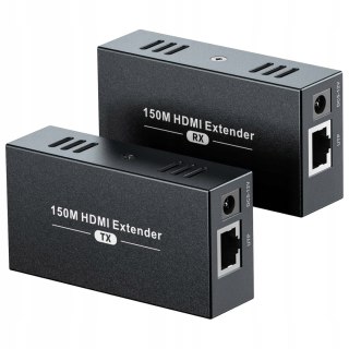ROZDZIELACZ SYGNAŁU SPLITTER HDMI PWAY EXTENDER LAN 150M ETHERNET 2PACK