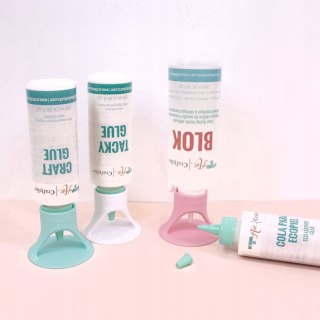 STOJAK UCHWYT NA KLEJ W TUBCE CRAFTELIER RÓŻOWY