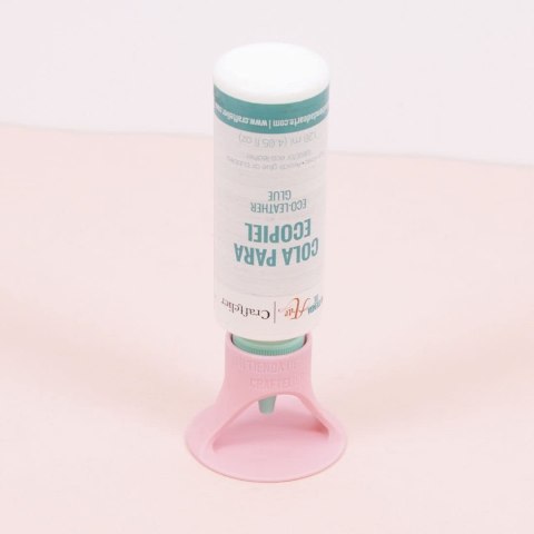 STOJAK UCHWYT NA KLEJ W TUBCE CRAFTELIER RÓŻOWY