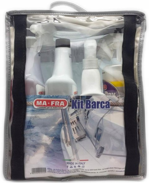 ZESTAW DO CZYSZCZENIA PIELĘGNACJI KONSERWACJI ŁODZI MAFRA KIT BARCA