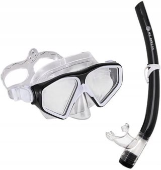 ZESTAW DO NURKOWANIA FAJKA MASKA US DIVERS COMBO TIKI CZARNA