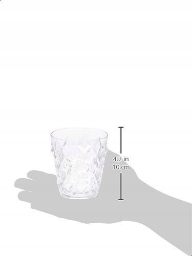 ZESTAW SZKLANEK DO NAPOJÓW WODY SZKLANKA 250ML AMAZON 4 SZTUKI