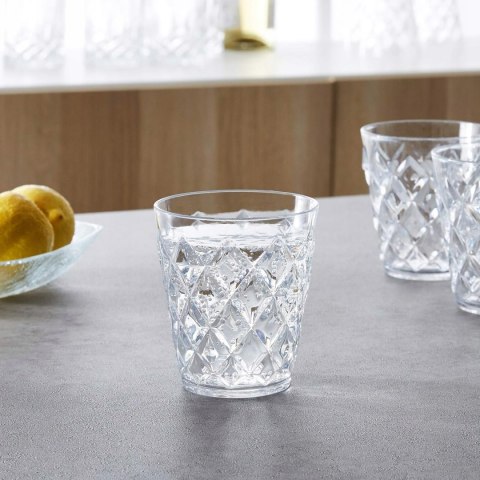ZESTAW SZKLANEK DO NAPOJÓW WODY SZKLANKA 250ML AMAZON 4 SZTUKI