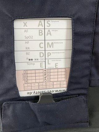 10x BLOK DLA SŁUŻB RATOWNICZYCH TYP REA+ SCHEMAT ABCDE DIN A6