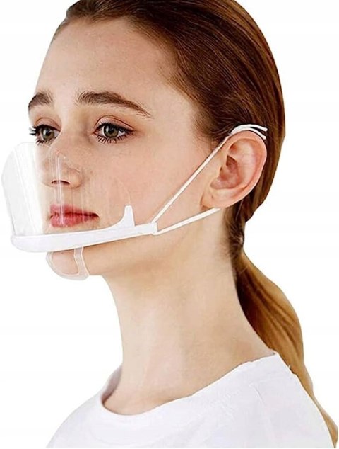 10x MASECZKA PRZYŁBICA OCHRONNA MINI NA USTA I NOS