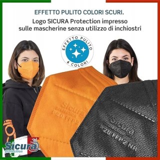 11x MASKA MASECZKA OCHRONNA FFP2 NR EN149:2001 GRANATOWE SICURA