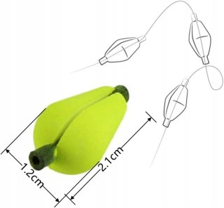 15x ZESTAW SPŁAWIKÓW PŁYWAKI SPŁAWIKI PŁYWAJĄCE KROPLA WODY