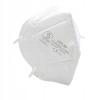 50x MASKA MASECZKA OCHRONNA FFP2 SENTIAS BIAŁA 50 SZTUK
