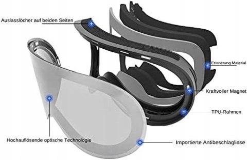 GOGLE NARCIARSKIE SNOWBOARDOWE OBAOLAY UV 400 CAT. 3 OTG + ETUI