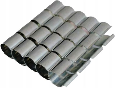 KLIPS KLIPSY SZKLARNIOWE METALOWE DO MOCOWANIA PLANDEKI 25x30MM